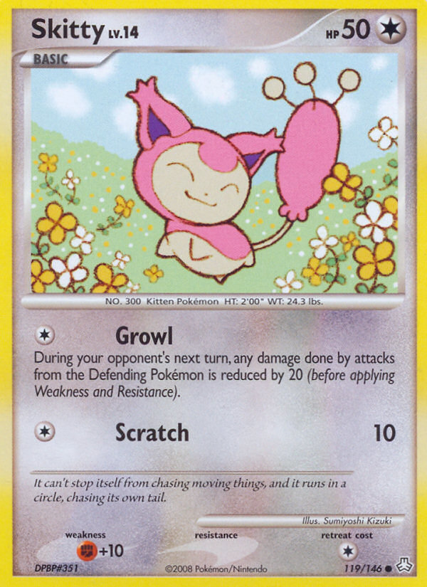 Skitty – Legends Awakened 119/146 Pokémon card