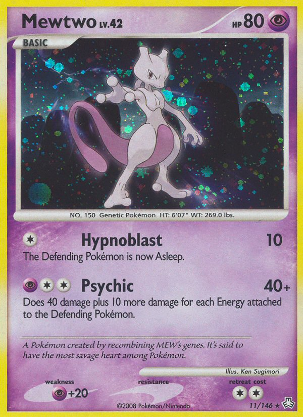 Mewtwo – Legends Awakened 11/146 Pokémon card