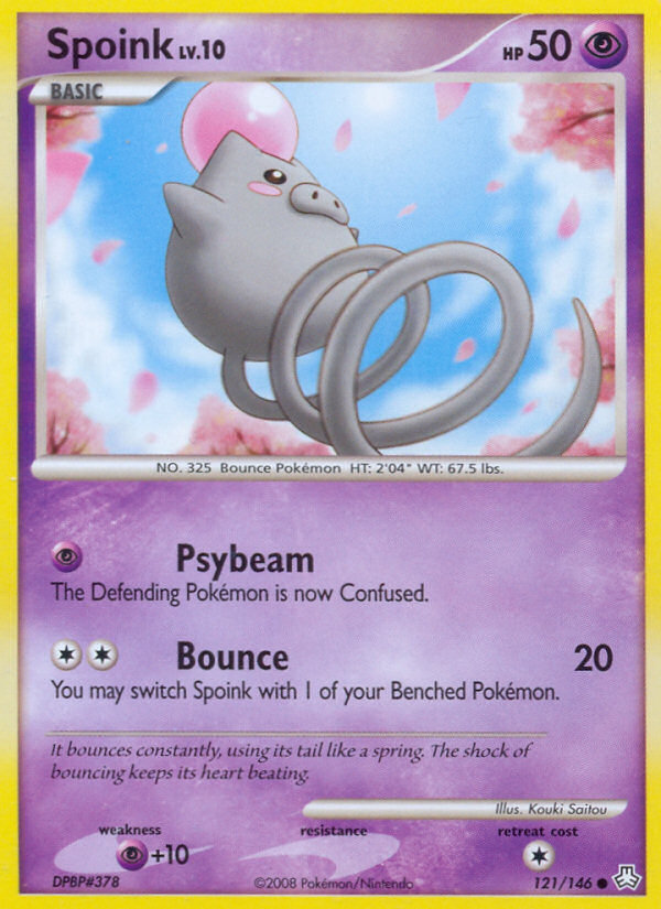 Spoink – Legends Awakened 121/146 Pokémon card