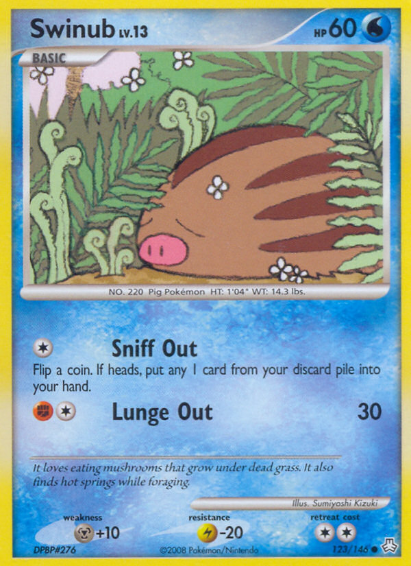 Swinub – Legends Awakened 123/146 Pokémon card
