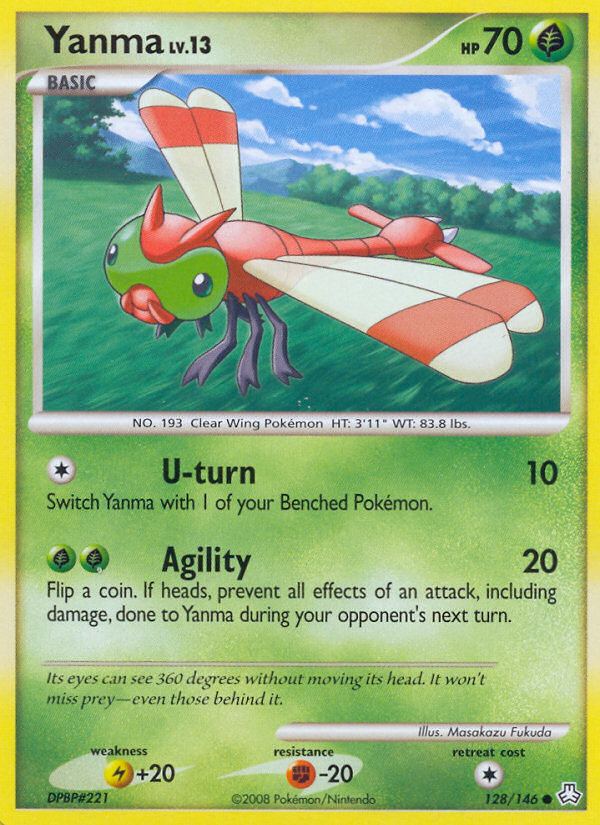 Yanma – Legends Awakened 128/146 Pokémon card