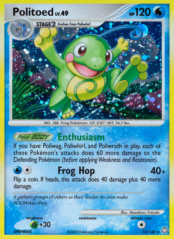 Politoed – Legends Awakened 12/146 Pokémon card