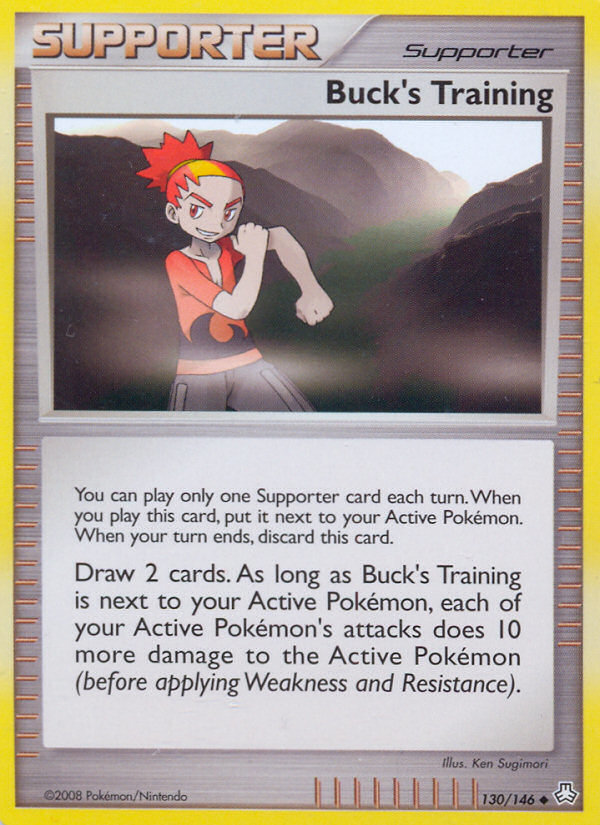 Buck's Training – Legends Awakened 130/146 Pokémon card