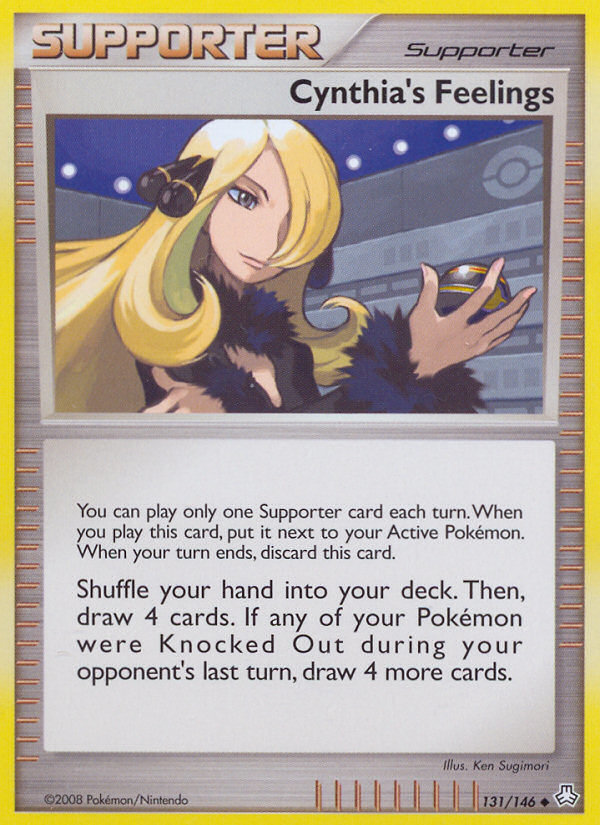 Cynthia's Feelings – Legends Awakened 131/146 Pokémon card