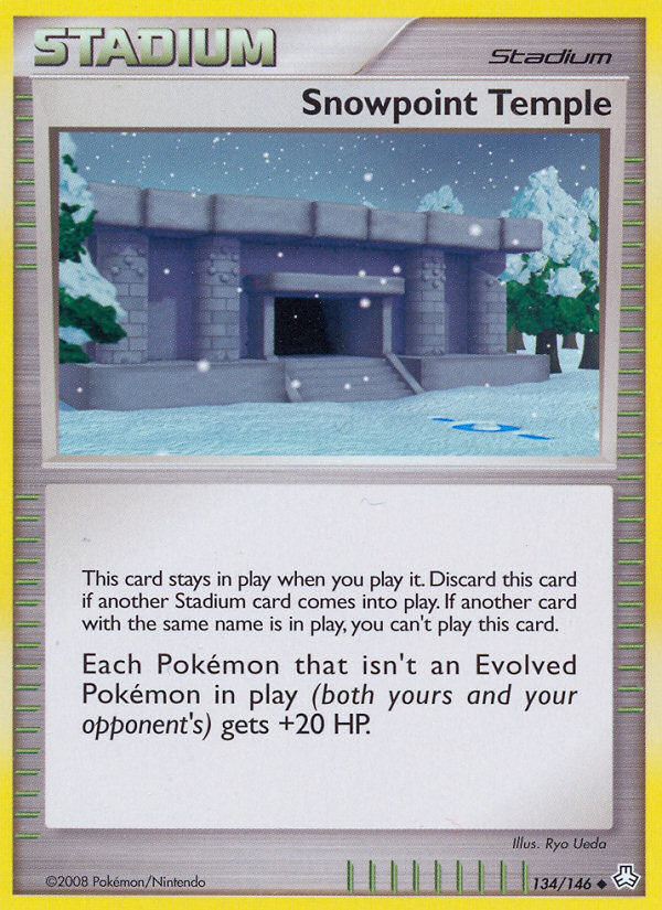 Snowpoint Temple – Legends Awakened 134/146 Pokémon card