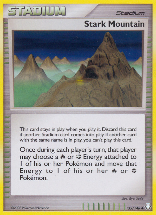 Stark Mountain – Legends Awakened 135/146 Pokémon card