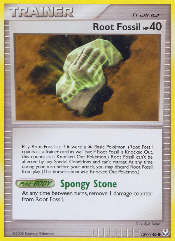 Root Fossil – Legends Awakened 139/146 Pokémon card
