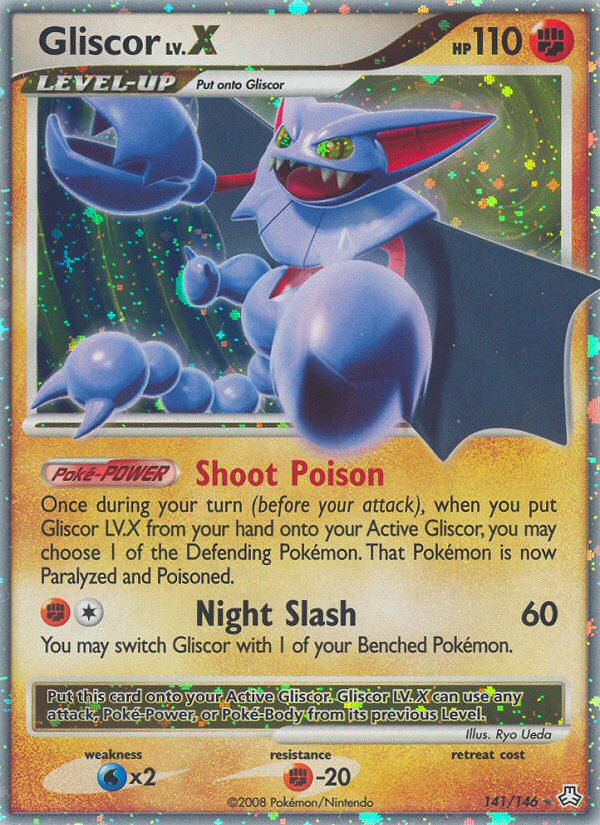 Gliscor LV.X – Legends Awakened 141/146 Pokémon card