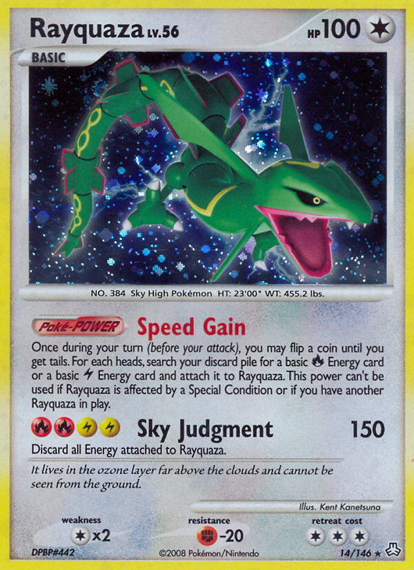 Rayquaza – Legends Awakened 14/146 Pokémon card