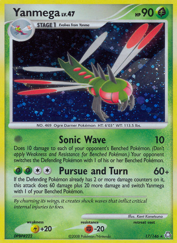 Yanmega – Legends Awakened 17/146 Pokémon card