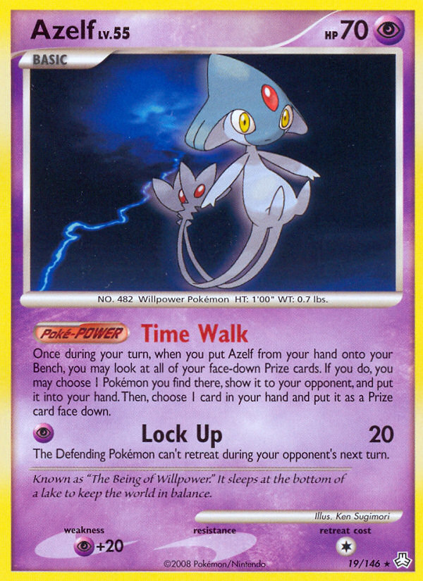 Azelf – Legends Awakened 19/146 Pokémon card
