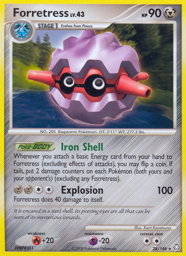 Forretress – Legends Awakened 28/146 Pokémon card
