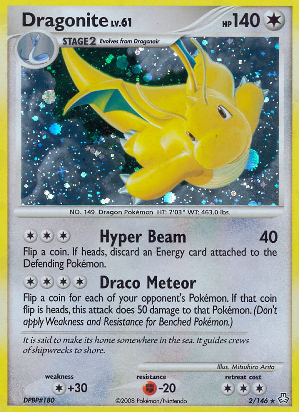 Dragonite – Legends Awakened 2/146 Pokémon card