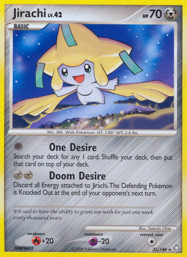 Jirachi – Legends Awakened 31/146 Pokémon card