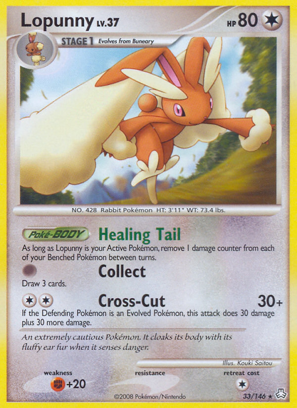 Lopunny – Legends Awakened 33/146 Pokémon card