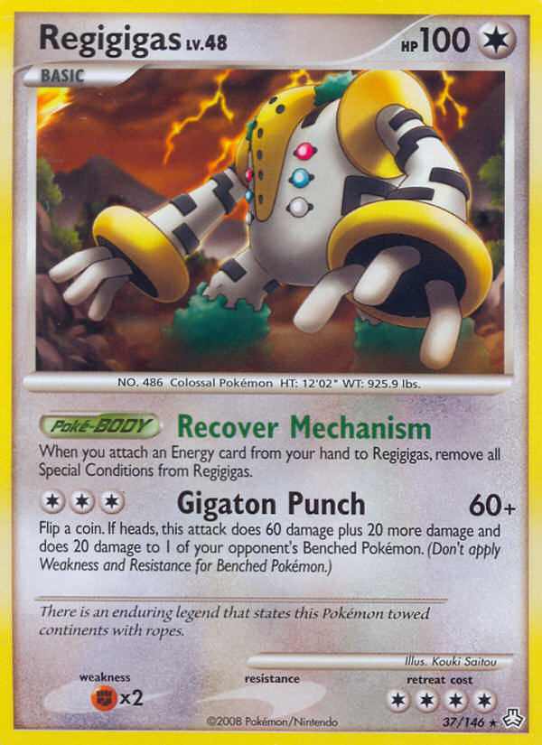 Regigigas – Legends Awakened 37/146 Pokémon card