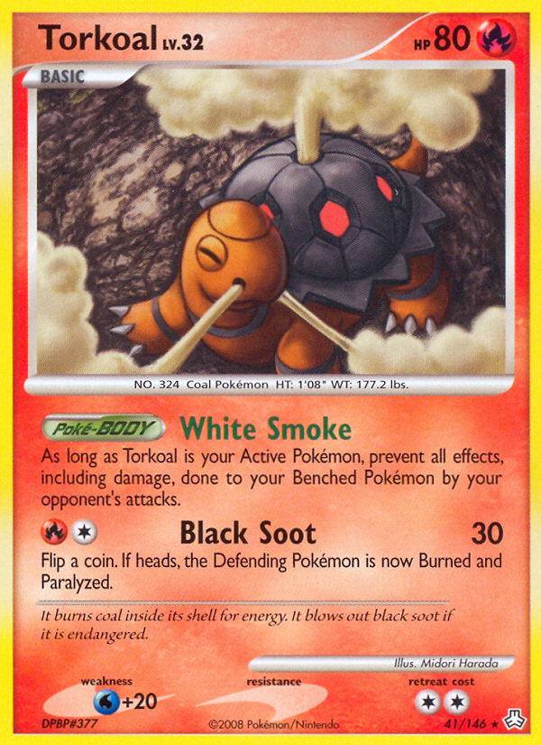 Torkoal – Legends Awakened 41/146 Pokémon card