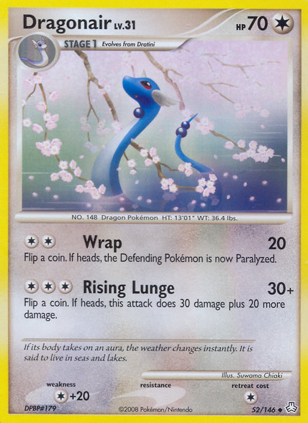 Dragonair – Legends Awakened 52/146 Pokémon card