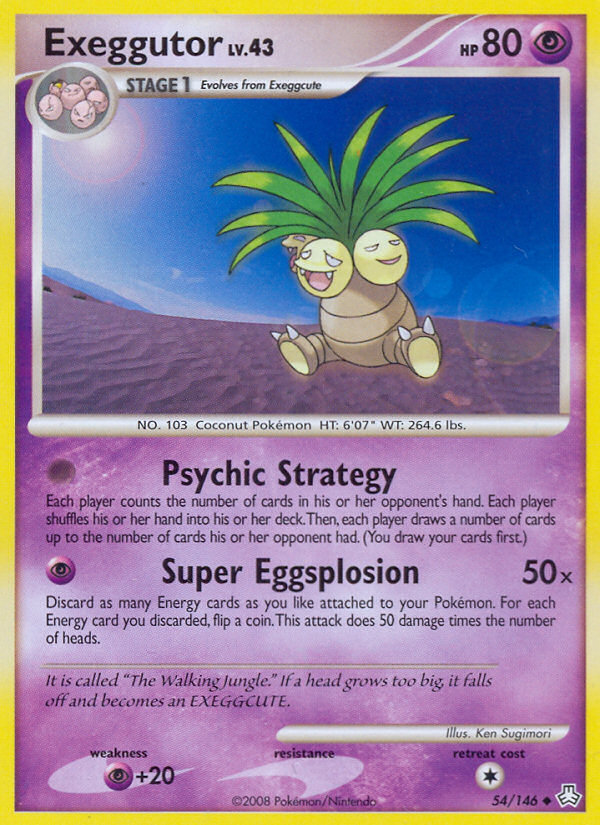Exeggutor – Legends Awakened 54/146 Pokémon card