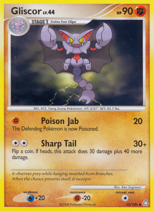 Gliscor – Legends Awakened 55/146 Pokémon card