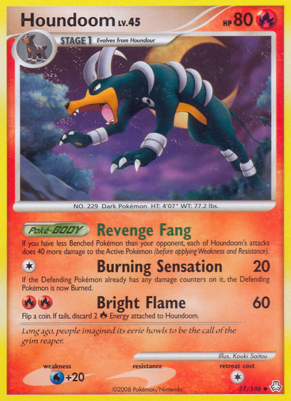 Houndoom – Legends Awakened 57/146 Pokémon card