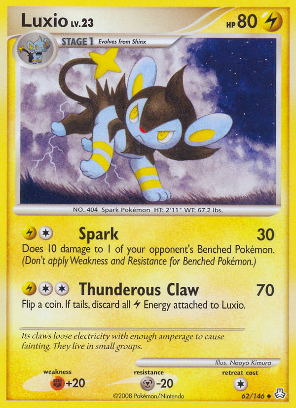 Luxio – Legends Awakened 62/146 Pokémon card