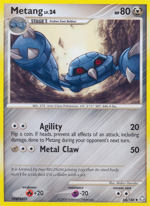 Metang – Legends Awakened 64/146 Pokémon card