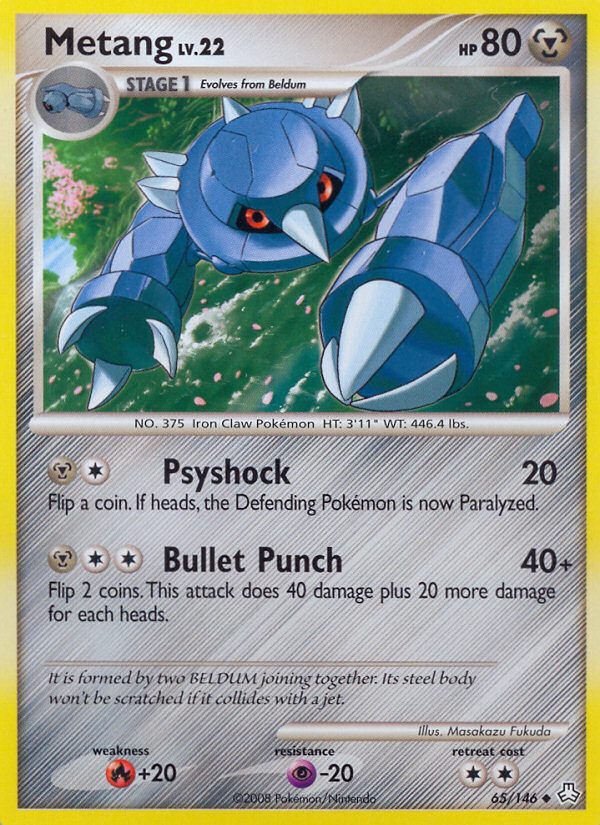 Metang – Legends Awakened 65/146 Pokémon card