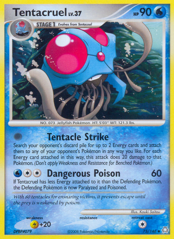 Tentacruel – Legends Awakened 75/146 Pokémon card