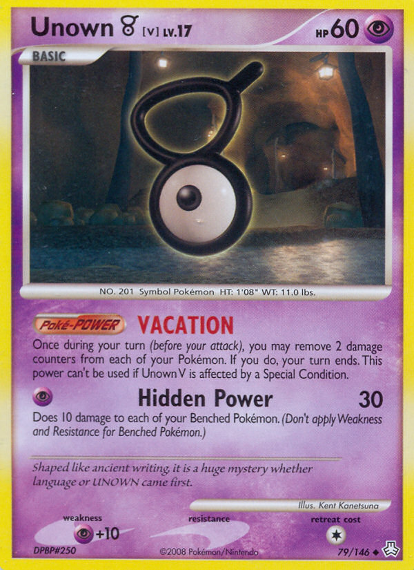 Unown [V] – Legends Awakened 79/146 Pokémon card