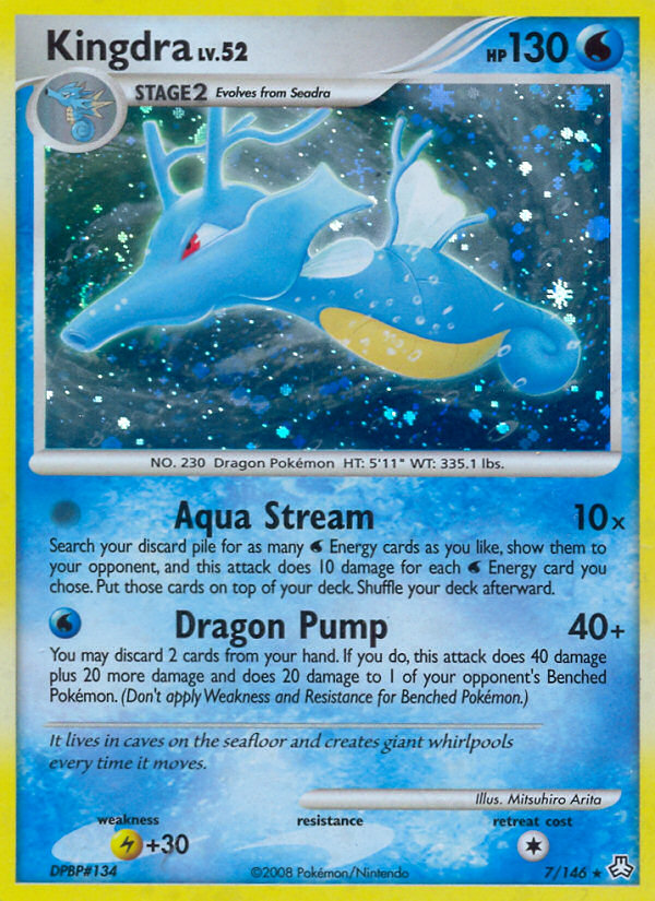 Kingdra – Legends Awakened 7/146 Pokémon card