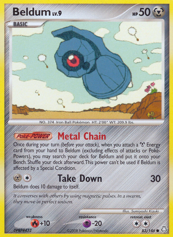 Beldum – Legends Awakened 83/146 Pokémon card