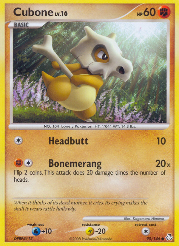 Cubone – Legends Awakened 90/146 Pokémon card