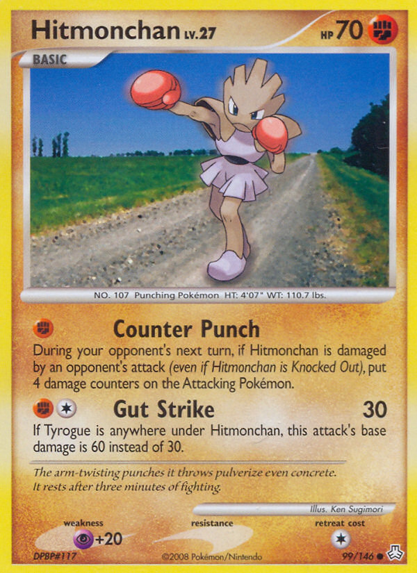 Hitmonchan – Legends Awakened 99/146 Pokémon card