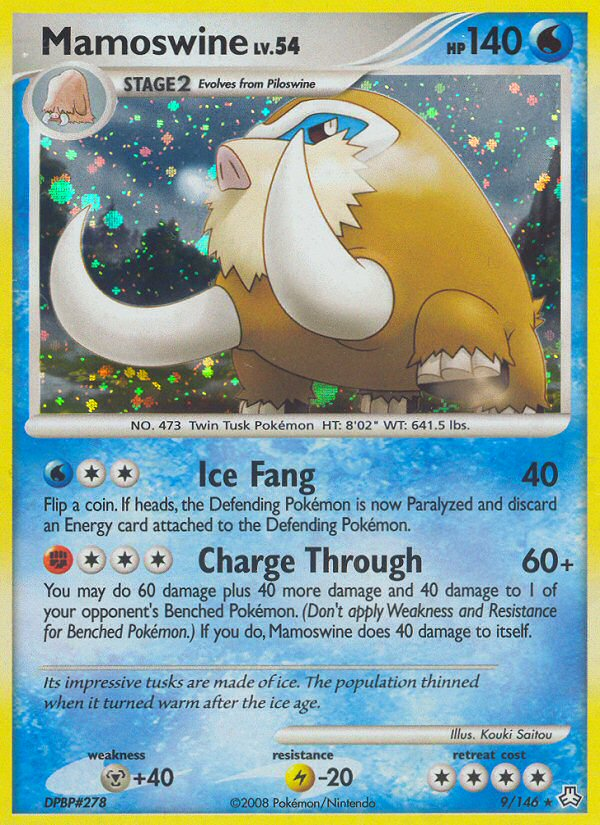 Mamoswine – Legends Awakened 9/146 Pokémon card