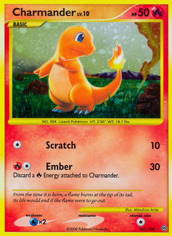 Charmander – Stormfront 101/100 Pokémon card