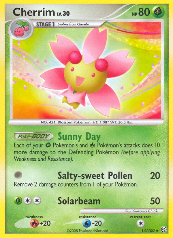 Cherrim – Stormfront 14/100 Pokémon card