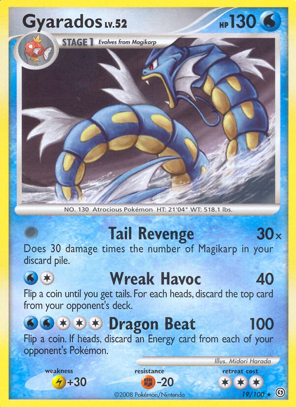 Gyarados – Stormfront 19/100 Pokémon card