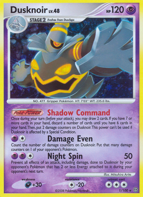 Dusknoir – Stormfront 1/100 Pokémon card