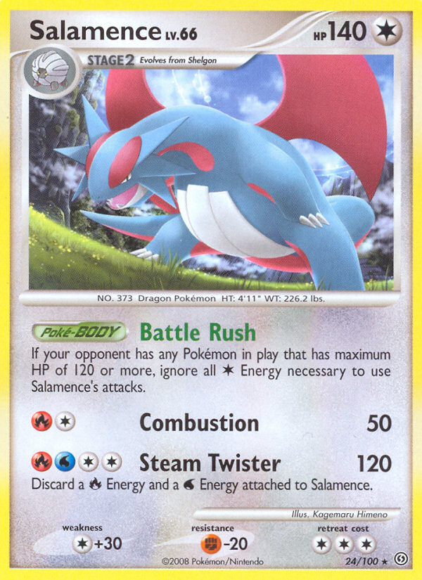 Salamence – Stormfront 24/100 Pokémon card