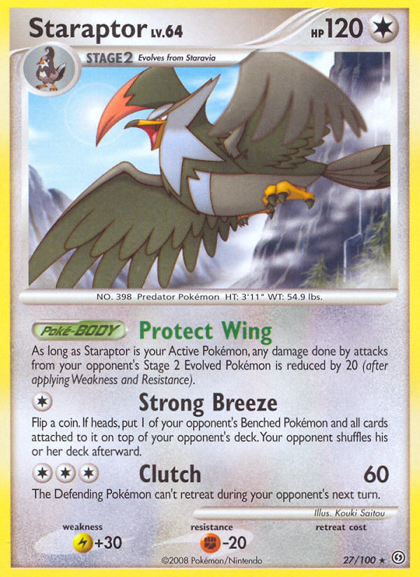 Staraptor – Stormfront 27/100 Pokémon card