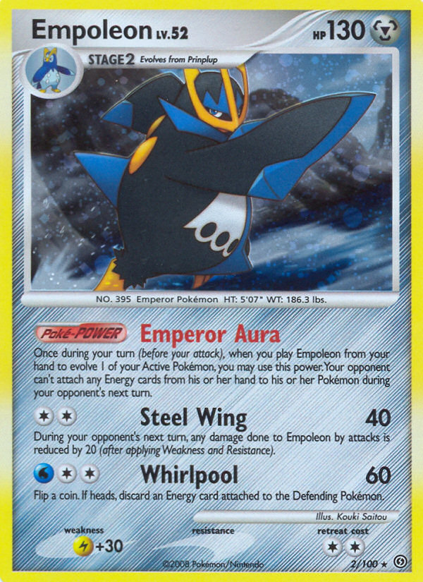 Empoleon – Stormfront 2/100 Pokémon card