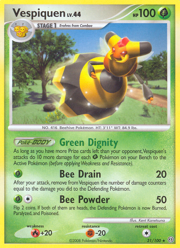 Vespiquen – Stormfront 31/100 Pokémon card