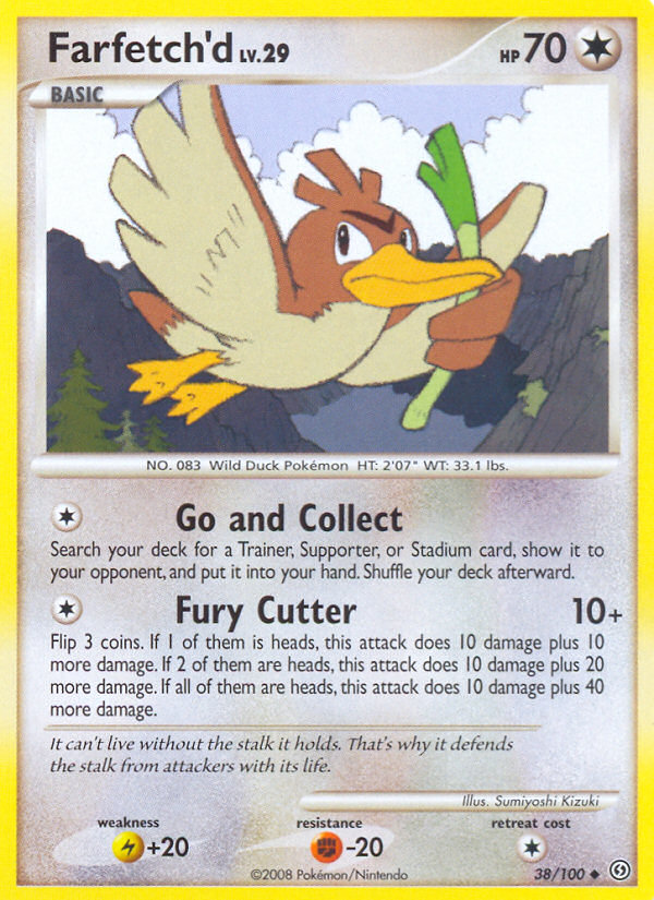 Farfetch'd – Stormfront 38/100 Pokémon card