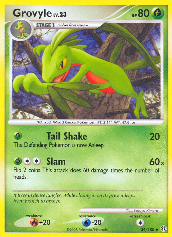 Grovyle – Stormfront 39/100 Pokémon card