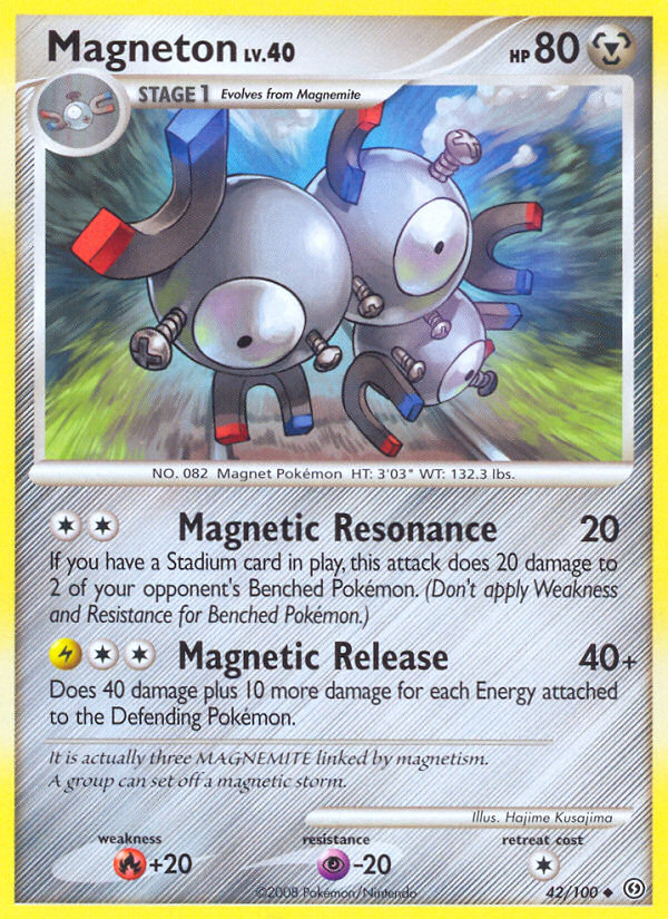 Magneton – Stormfront 42/100 Pokémon card