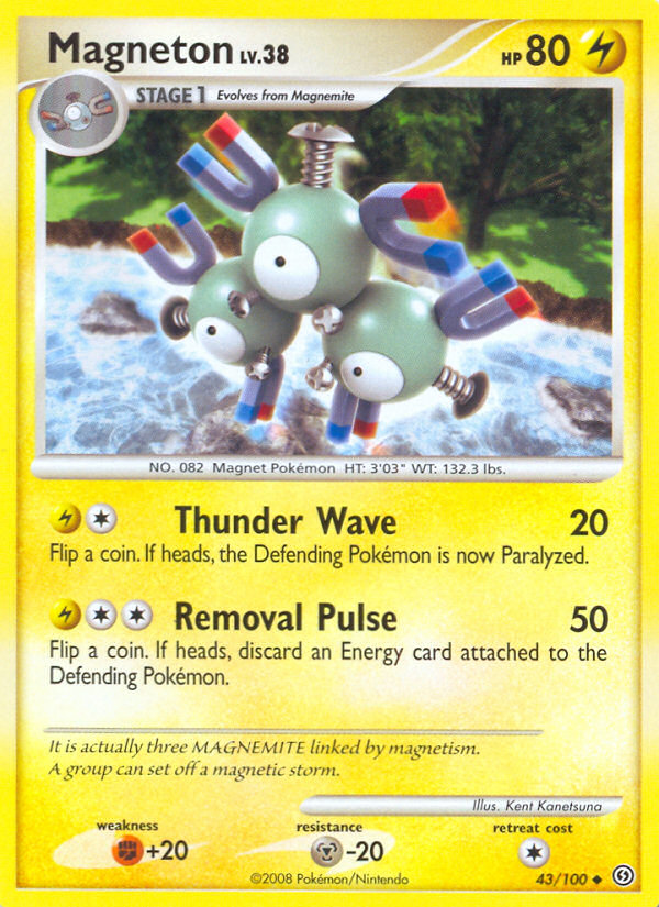 Magneton – Stormfront 43/100 Pokémon card