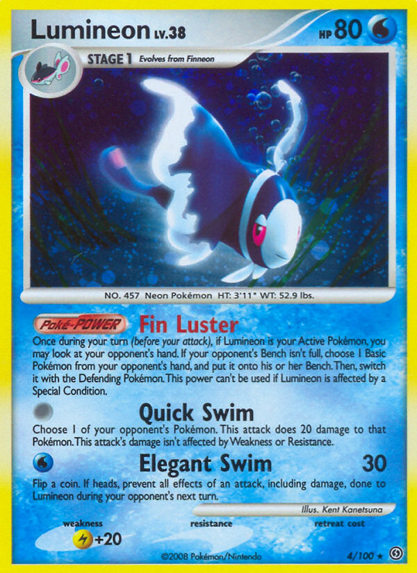 Lumineon – Stormfront 4/100 Pokémon card