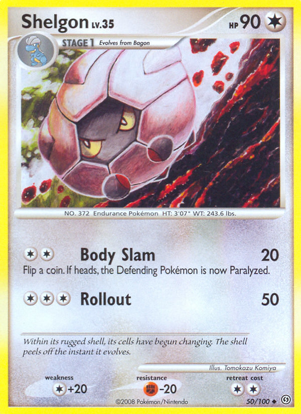 Shelgon – Stormfront 50/100 Pokémon card