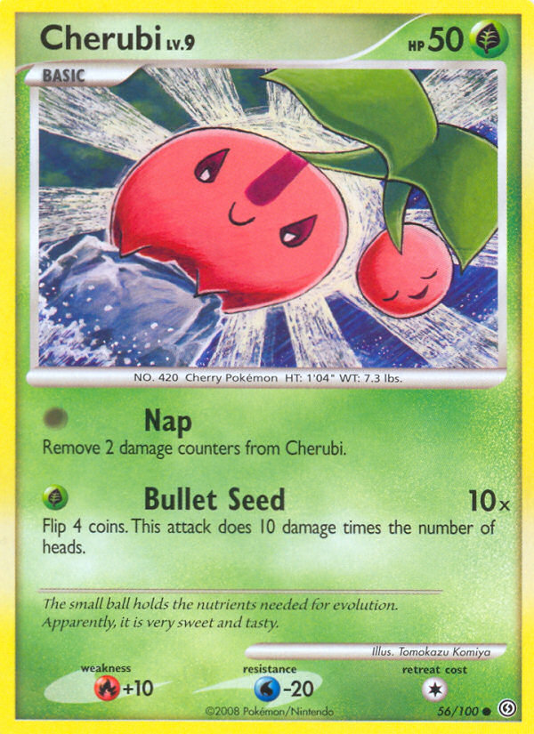 Cherubi – Stormfront 56/100 Pokémon card